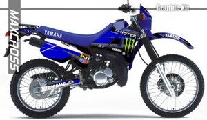 YAMAHA DT125R DT200R 1988 - 1992 MAXCROSS GRAPHICS KIT DECAL FULL Sticker MOST1 - Picture 1 of 2