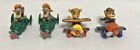 McDonald&#39;s Tailspin Disney Diecast 1989 Molly Kit Wildcat Happy Meal Lot Of 4