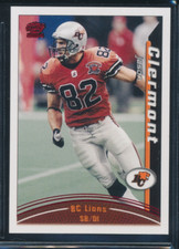 2004 Pacific CFL Red Foil Parallel Singles & Rookies - You Pick from List