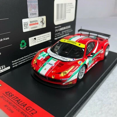 1/43 TSM Fujimi Ferrari 458 Italia GT2 2012 24 Heures Lemans AF Corse FJM1343004 - Image 1 of 2