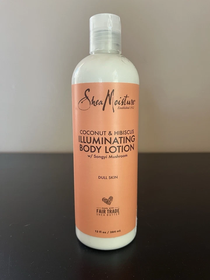 Loción corporal iluminadora de coco e hibisco SheaMoisture Foto 1 de 2