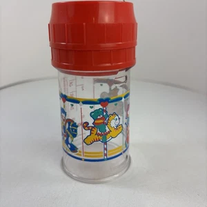 Vintage Playtex Decorated Nurser Drop In 4 oz Baby Bottle no nipple CAROUSEL - Picture 1 of 3
