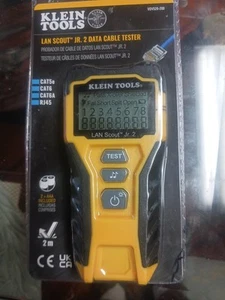 NEW - Sealed - Klein Tools LAN Scout Jr. 2 Data Cable Tester. - Photo 1/2