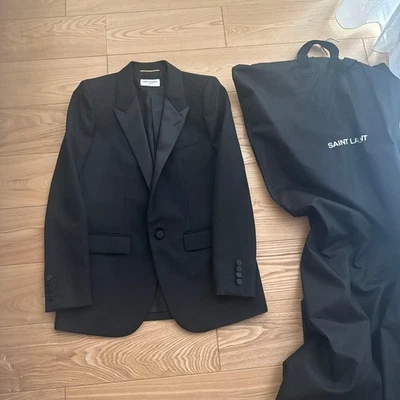 SAINT LAURENT black tailored jacket - Image 1 of 4