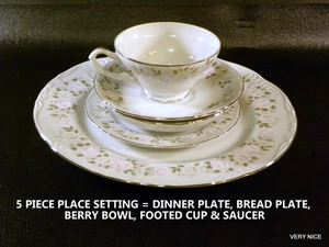 1 X 5  piece set of terrific CLASSIC 501 pattern by SHEFFIELD fine china (JAPAN) - Picture 1 of 12