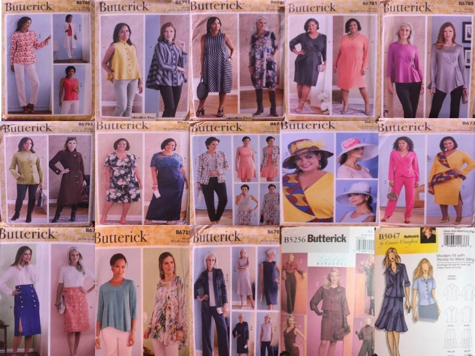 Butterick womens  dress top pants sewing patterns Uncut Your choice  A - Image 1 of 1