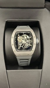 Richard Mille RM 055 Bubba Watson Grey, Limited 50 pieces only, 2015, Full Set - Picture 1 of 12