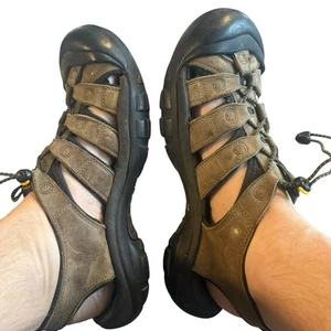 Keen Leder Newport H2 Outdoor wasserdicht Sport Sandalen braun Herren Größe 12 - Bild 1 von 6