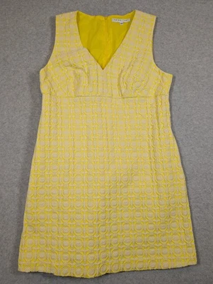 Trina Turk Women Dress Size 16 Geometric Print Sleeveless Minidress Retro - Image 1 of 4