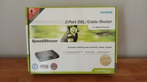 New Siemens SpeedStream 2-Port DSL Cable Wired Router - Afbeelding 1 van 3