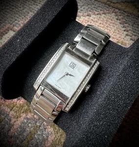 ESQ by MOVADO Silver DIAMOND Bezel Mother Of Pearl Dial Women’s Watch E5428 - Picture 1 of 4