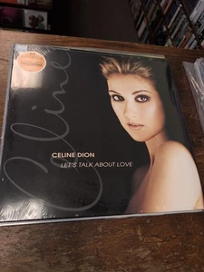 CELINE DION - LET'S TALK ABOUT LOVE DOUBLE LP BRAND NEW VINYL ORANGE LIMITED  - Picture 1 of 3