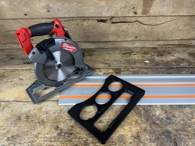 TOOLAX adaptor / skid plate  for Milwaukee M18 CCS66 to fit Evolution Guide Rail - Image 1 of 4