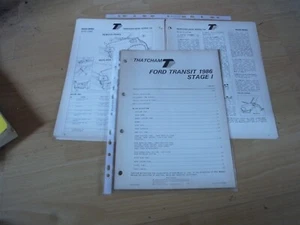 Manual de reparación de carrocería Ford Transit 1986 - Ultra raro manual Thatcham Mira - Imagen 1 de 1