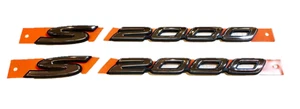 HONDA S2000 AP1 AP2 Fender Side "S2000" Chrome Emblem Badge RH & LH Set... - Foto 1 di 5