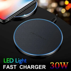 For Samsung Galaxy Z Flip5 Fold5 Z Flip4 Fold4 30W Frosted Fast Wireless Charger - Photo 1 sur 14