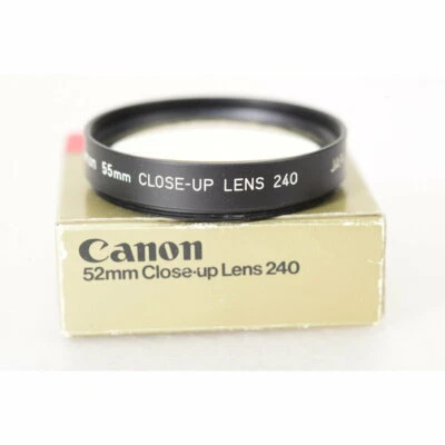 Canon 55mm Close-Up Lens 240 - E-55 Thread - Macro Lens - Image 1 of 3