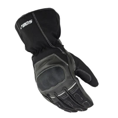 LEATHER POINT Winter Leder Motorrad Handschuhe Wasserdicht Thermo Leder Handschuhe Schwarz Neu