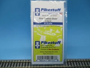 PIKESTUFF N SCALE STRUCTURE PARTS - 12 X 12 FIRE STATION DOORS - Picture 1 of 2