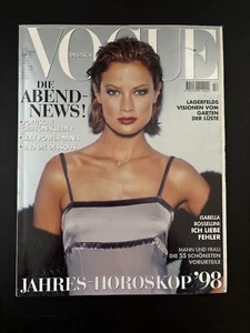 VOGUE Magazine Deutsch 12/1997 Cover: Carolyn Murphy, Photo: Mark Abrahams - Bild 1 von 2