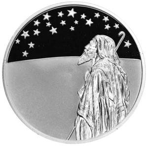 ISRAEL 2 Nuevos Sheqalim 1999 Plata Prueba 'Abraham y las Estrellas' Envío Gratis - Imagen 1 de 2