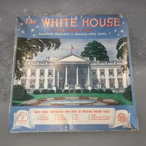 Louis Marx & Co White House President Set Plastic Model Not Complete W Box - Picture 1 of 22