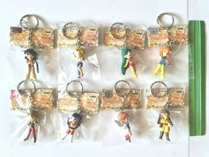 GIRL GETTER ROBO ROBOT FIGURE KEYCHAIN KEY RING RARE & VINTAGE SET OF 8 - Picture 1 of 3