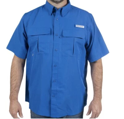 Realtree  Men’s Short Sleeve Button Front Fishing Guide Shirt  Size S 34/36. NWT - Image 1 of 2