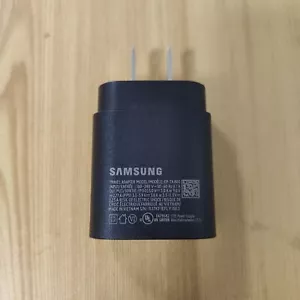 Original Samsung Fast Charger 25W USB-C Plug S24 S23 S22 S21+ Ultra Note 20 10+ - Picture 1 of 10