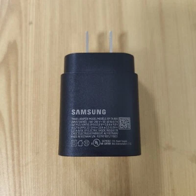 Original Samsung Fast Charger 25W USB-C Plug S24 S23 S22 S21+ Ultra Note 20 10+ - Image 1 of 4