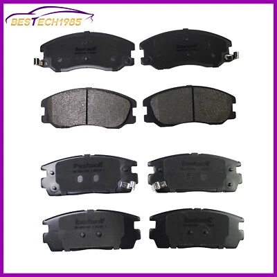 Front and Rear Brake Ceramic Pads For Chevy Equinox Pontiac Torrent Vue XL-7 Foto 1 de 4