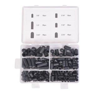 160pc Carburetor and Vacuum Rubber Cap Plug Assortment Kit Intake Vacuum Line - Picture 1 of 4