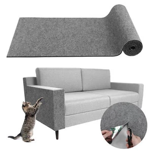 Pawmingle Cat Scratching Carpet, Cat Scratching Mat Self Adhesive - Picture 1 of 20