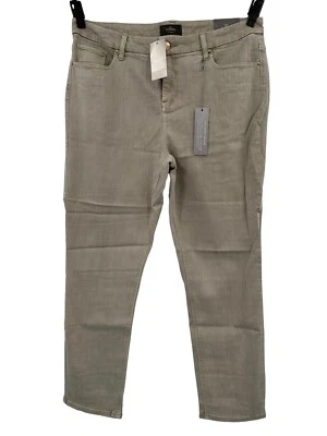 Chico's So Slimming Jeans Size 2 12 Skinny High-Rise Gray Green Stretch NEW - Image 1 of 4