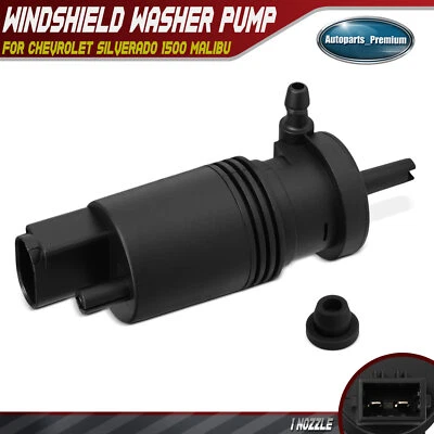 Windshield Washer Pump with Rubber Grommet for Chevrolet Silverado 1500 Malibu - Image 1 of 4