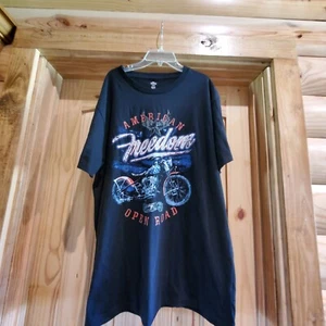 American Freedom T Shirt Blk. 46 -48 Nwt - Picture 1 of 3