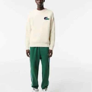 LACOSTE MEN CROCODILE WOOL SWEATER SIZE 4 M NWT $240 - Picture 1 of 4
