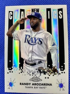 2022 #FS-6 Randy Arozarena Topps Chrome Baseball Future Stars Refractor Rays - Picture 1 of 2