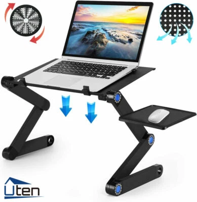 Adjustable Portable Laptop Bed Table Stand Lazy Lap Tray Foldable Computer Desk - Image 1 of 4