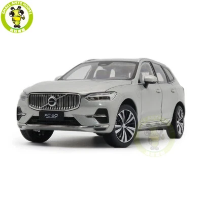1/18 Volvo XC60 Recharge 2022 Silver Diecast Model Toy Car Gifts For Friends - Image 1 of 4