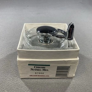 Vintage William Bounds Nut Twister Chrome Gourmet Nutmeg Mill USA - Picture 1 of 10