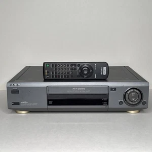 Sony SLV-776HF Video Cassette VCR Hi-Fi Auto Tracking VHS Recorder with Remote - Picture 1 of 17