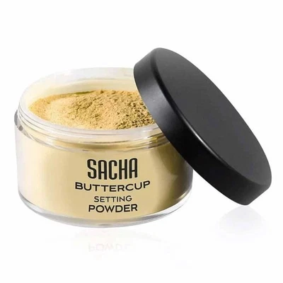 Sacha Buttercup Setting Powder Full Size Face Makeup Skin Care Tool Sealed Pack - Image 1 of 4