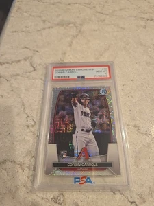 Corbin Carroll 2023 Bowman Chrome Mega Box #73 PSA 10 Rookie - Picture 1 of 3