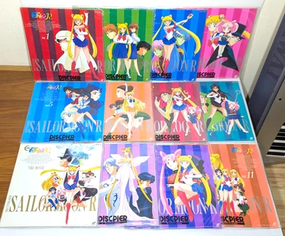Pretty Soldier Sailor Moon R LD 12 Disc Set + Booklets | 12" LaserDisc Japan - Image 1 of 4