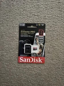 Carte mémoire microSDXC SanDisk 1 To Extreme avec adaptateur neuve - Photo 1 sur 2