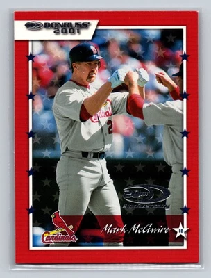 Mark McGwire 2001 Donruss #15 St. Louis Cardinals - Image 1 of 2