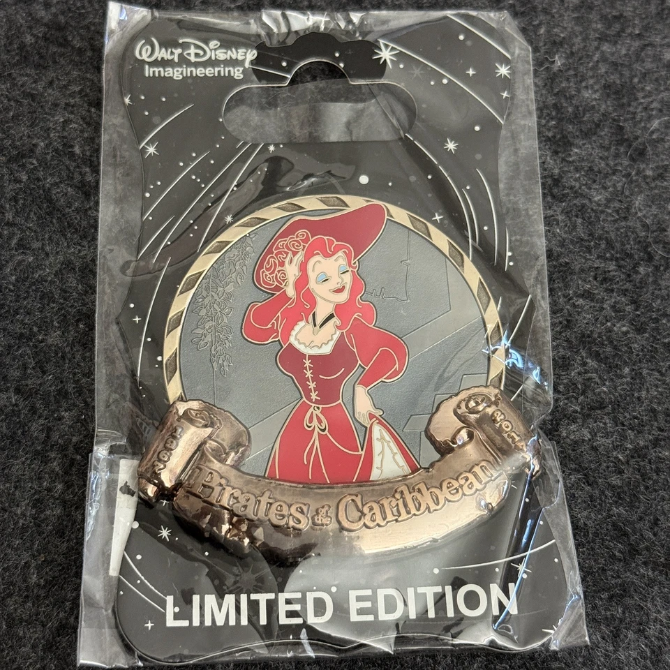 Disney D23 WDI MOG  Red Head Redhead Pirates of Caribbean LE 300 Pin 2017 - Image 1 of 1