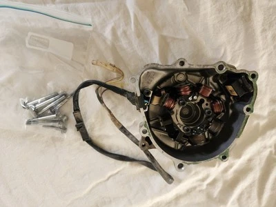 Conjunto generador pulso estator Honda XR250R 1996-2004 cubierta cárter izquierdo XR Foto 1 de 3