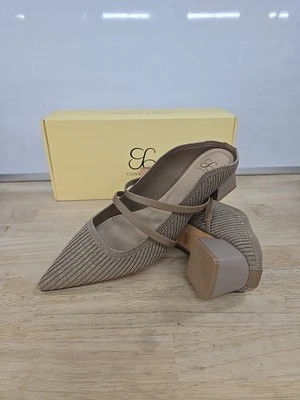 Cosy Island || Mulas de tacón bloque recortadas SoftWave - Talla 10 Foto 1 de 4